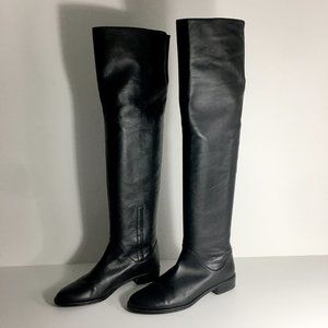 Stuart Weitzman Black Over The Knee Boots. Sz.7.5.
